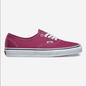 NWT Vans Authentic Dry Rose / True White Skate